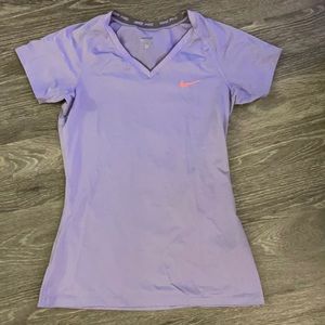 Nike Dri-fit lavender t shirt